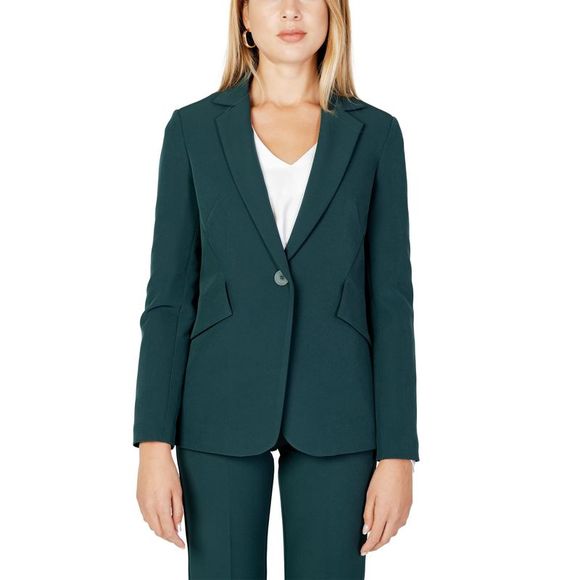Sandro Ferrone Lapel Collar Green Blazer with Button Fastening Front Pockets - Picture 1 of 3